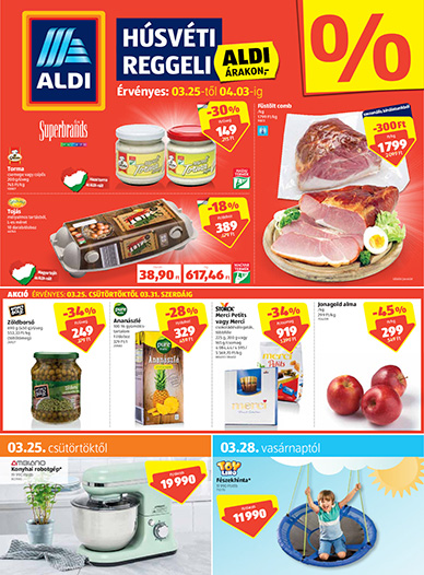 Aldi akciós újság
