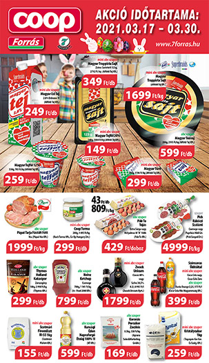 Coop akciós újság