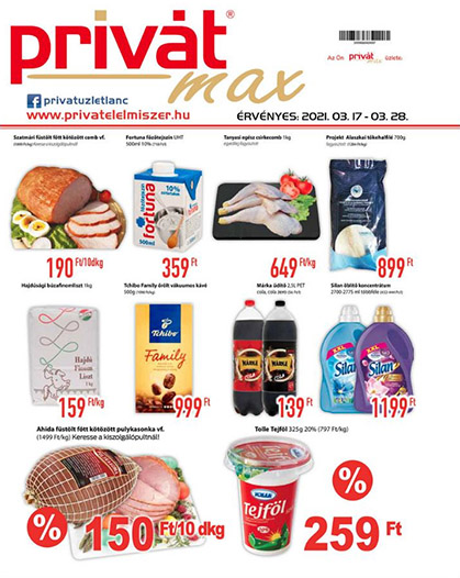 Privát akciós újság